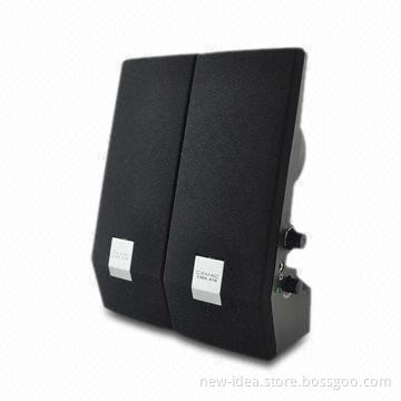 USB 2.0-channel Sensational Sound System Speakers with 300W PMPO, Sized 70 x 75 x 180mm